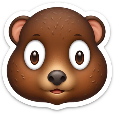 A mole emoji sticker