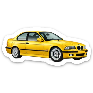 BMW e36 sticker