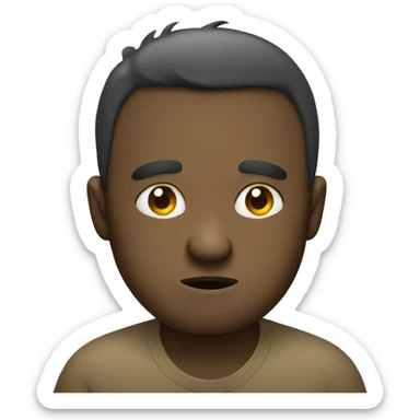 Triste com raiva  sticker