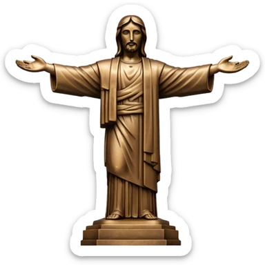 Christ the redeemer sticker