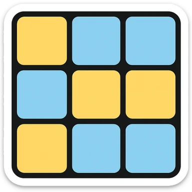 cells, simple and clear design, lineal color icon with black outlines sticker