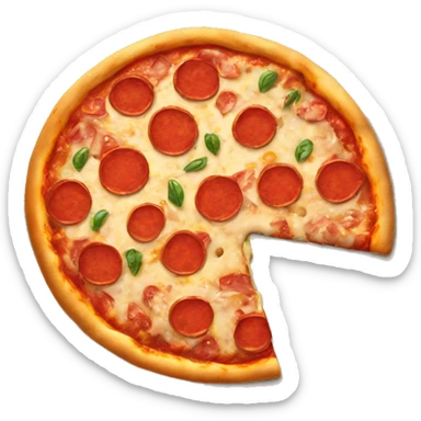 Pizza sticker