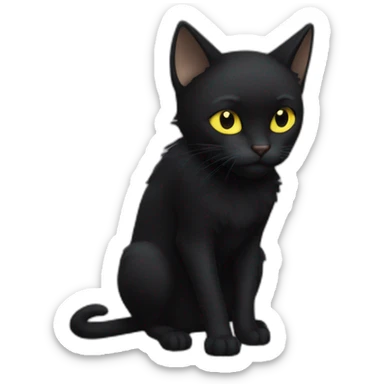 Chat noir sticker