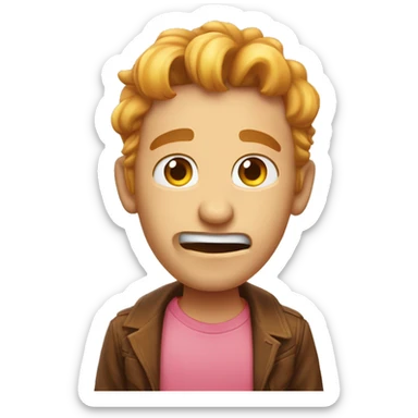 🤟🏻 this emoji but with the index and thumb also pointing forward/pinched. Keeping the pinkie straight up sticker