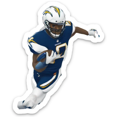 Chargers logo sticker
