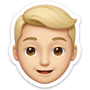 personne qui fait un clin d'œil sticker