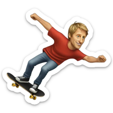 tony hawk sticker