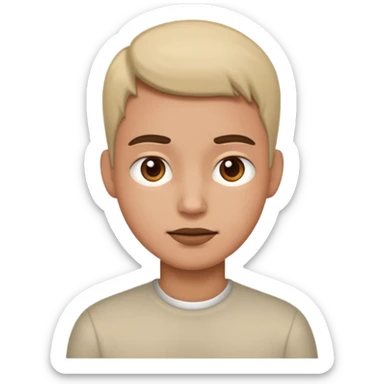 my head shot sticker