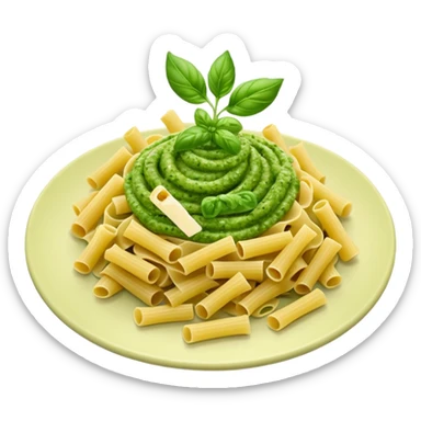 pasta with pesto sticker