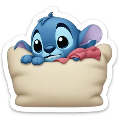 Stitch Disney sleping sticker