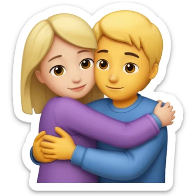 Hug sticker