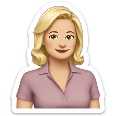 Leslie Knope parks and recreation sticker