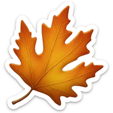 Autumn Leaf sticker