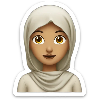 Arab woman sticker
