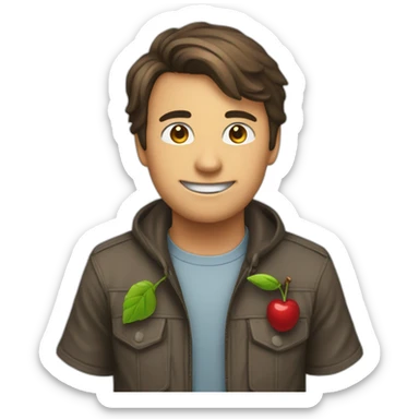 can you generate a emoji to represent cherry pick a commit in github sticker
