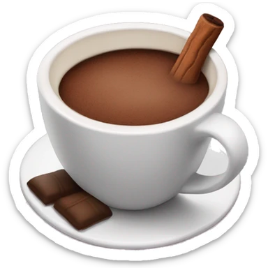 hot cocoa sticker