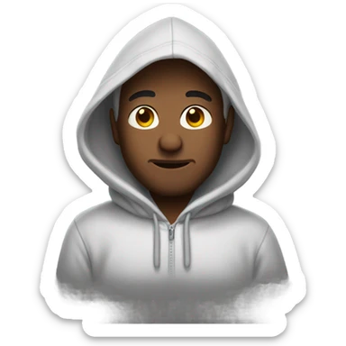 Jerry with a hoodie sticker