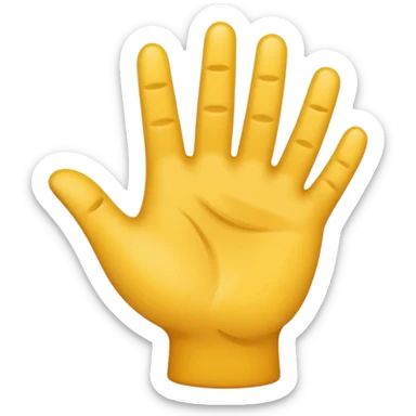 wednesday hand sticker