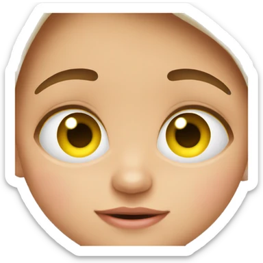 Baby awake before sunrise sticker