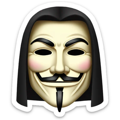 v for vendetta sticker