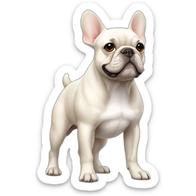 French Bulldog Full Body sticker