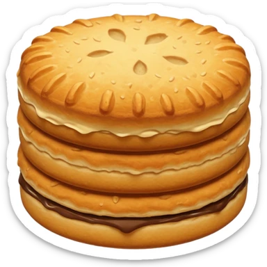 Biscuit simple, sans visage  sticker