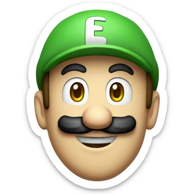 It's a me luigi sticker