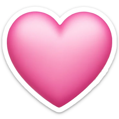 pink heart sticker