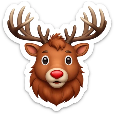 Rudolph sticker