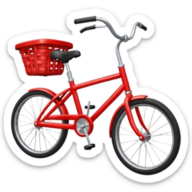 Bicycle with 4 wheels  sticker