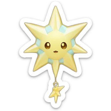 Pokemon Jirachi Badge Winter Slowflake GiftBox 2023 sticker