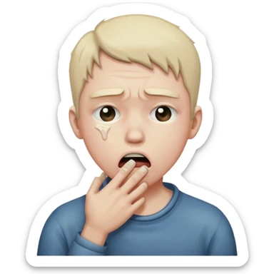 Choking it self sticker