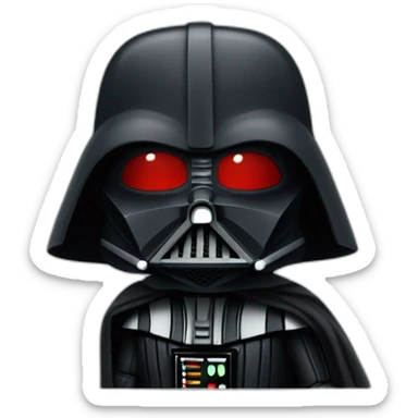 dart vader schoolar sticker