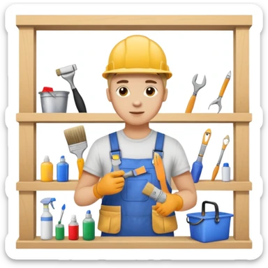 renovating apartment sticker