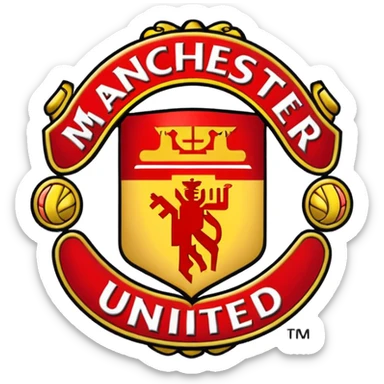 Create the emoji of Manchester united logo as emoji format for TikTok username sticker