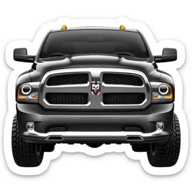 Newest model ram truck sticker