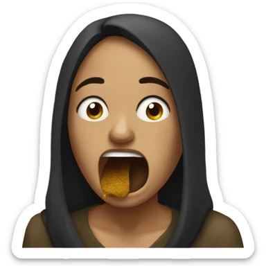 Mona coughing sticker