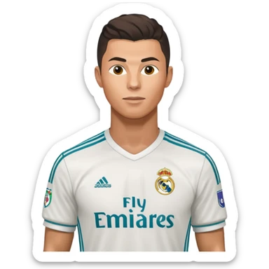 I want Ronaldo in madrid sticker