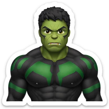 hulk de pantera negra sticker