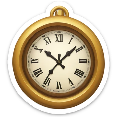 reloj cuerda sticker