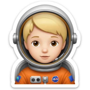 child astronout sticker