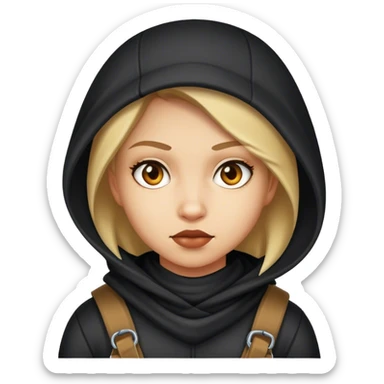 Girl robber  sticker