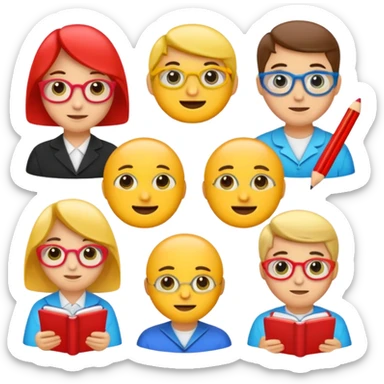 “Study Grind Pack (24 emojis)” sticker