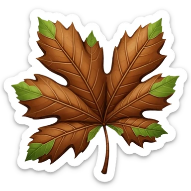 chestnut leaf sticker