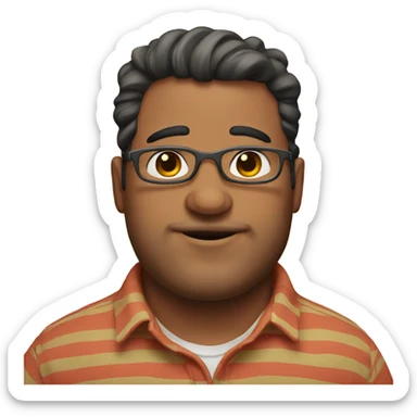 Big fat gay dude sticker