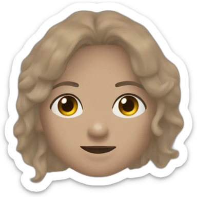 no me gusta que me toquen la cara sticker