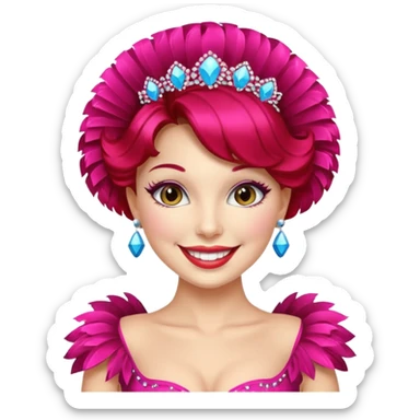 make a vegas emoji simpke face gurl  sticker