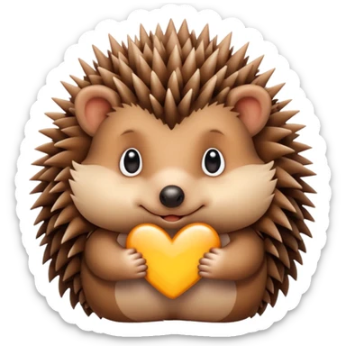 cute hedgehog sticker