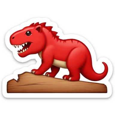 Rawr sign sticker