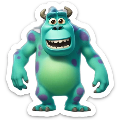 monsters inc. sticker